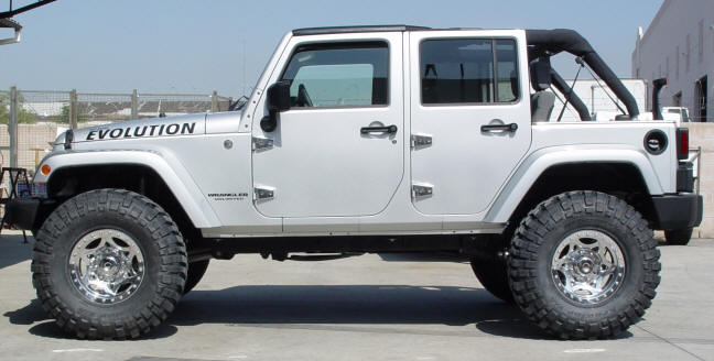 Jeep wrangler tire clearance