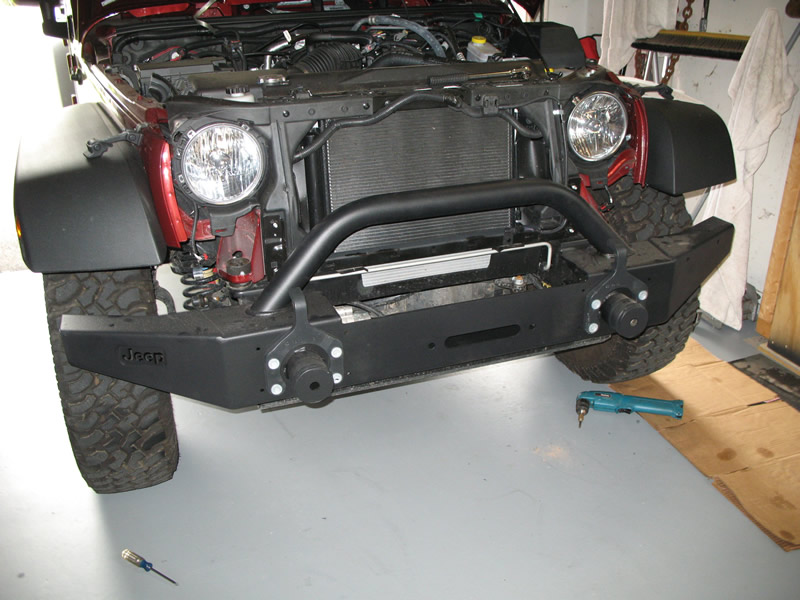 Jeep wrangler jk mopar front bumper #4
