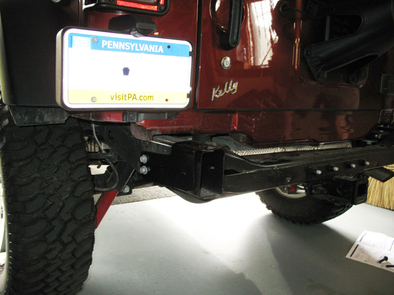 2012 Jeep wrangler rear bumper removal #2