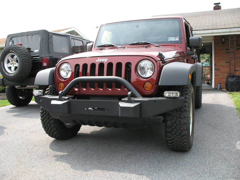 Jeep wrangler jk mopar front bumper