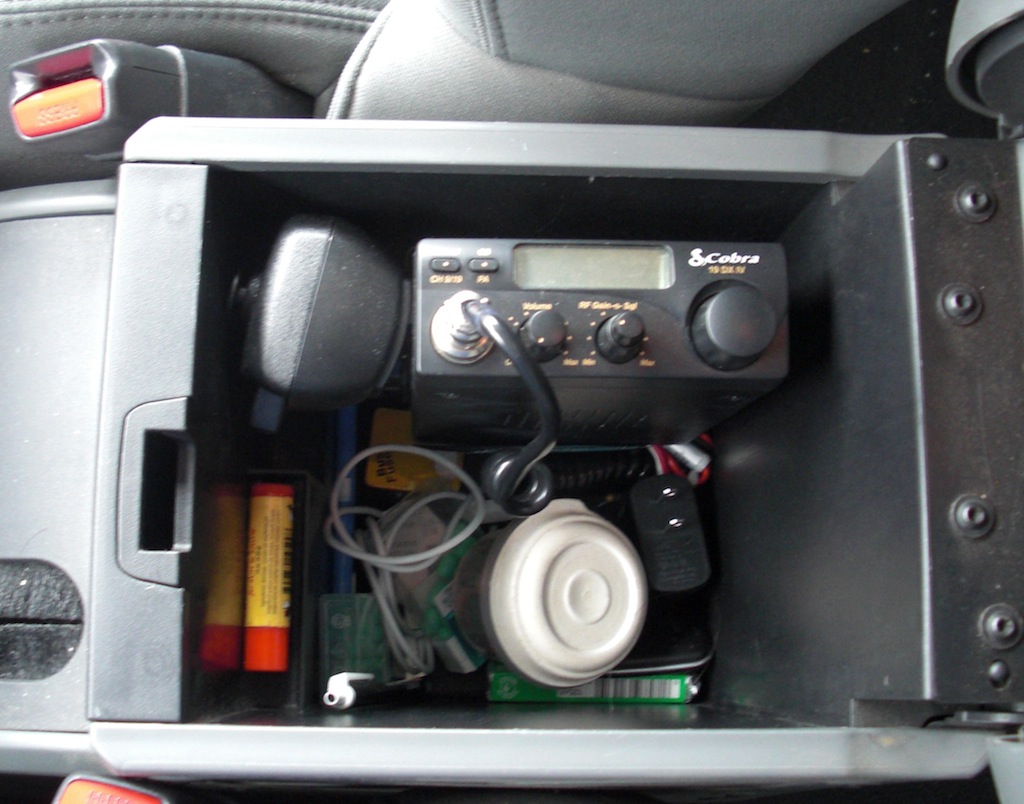 Cb radio mounting jeep #3