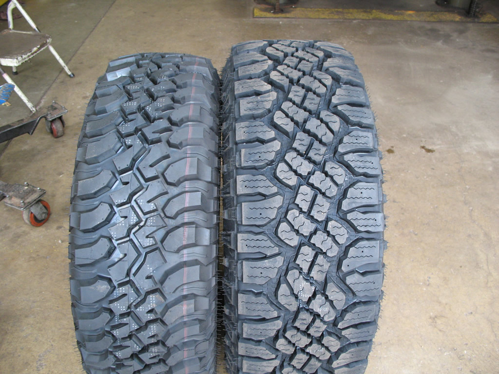 Goodyear Wrangler Tire Size Chart