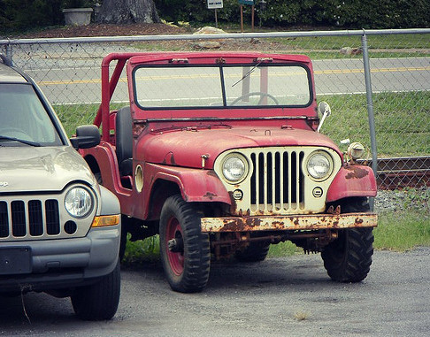 red-old-cj-5