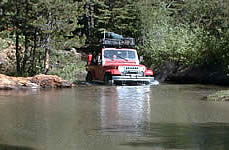 Jeep in the River