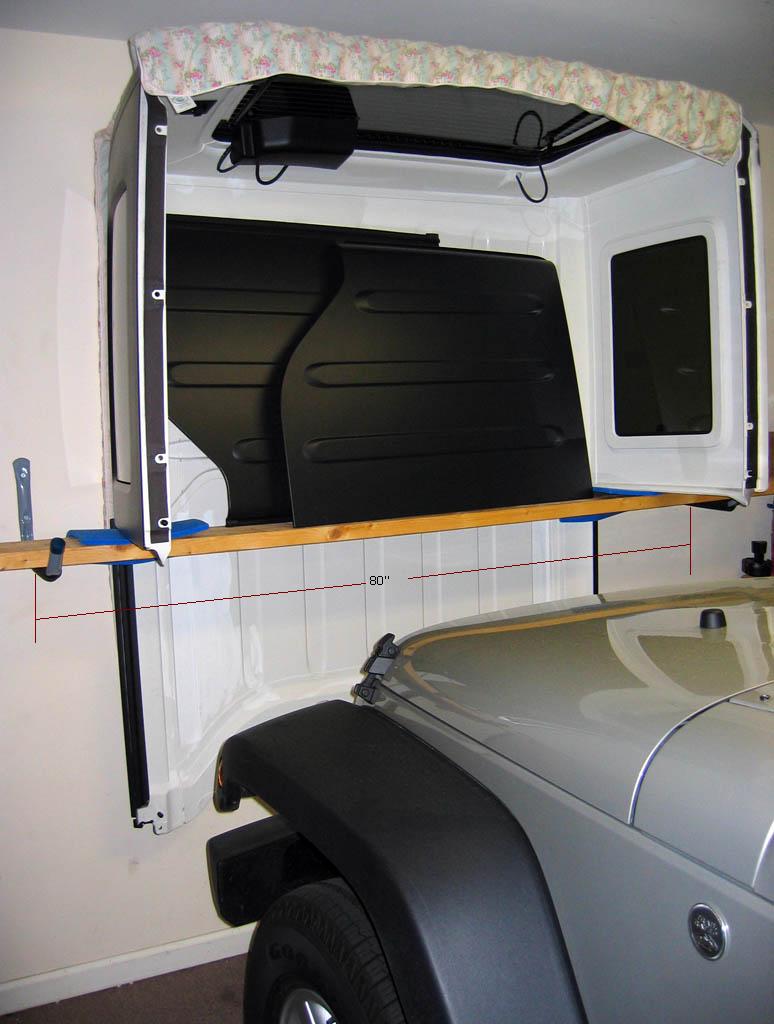 Hard top storage ideas | Jeep Wrangler Forum