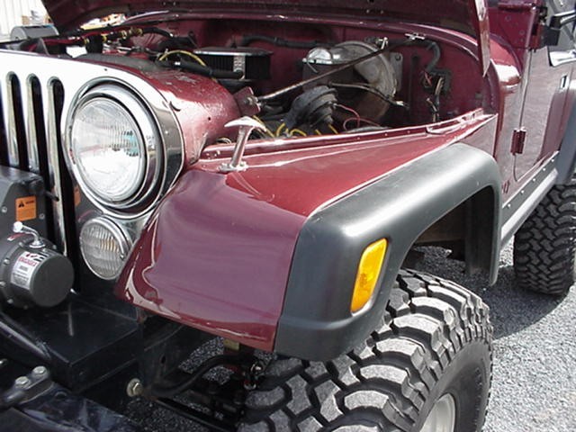 Installing TJ Flares on a CJ 