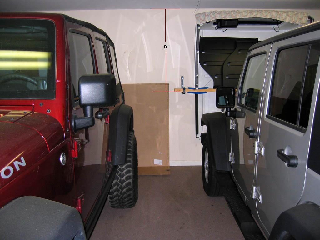 4 Door Wrangler JK Freedom Top Hanger DIY 