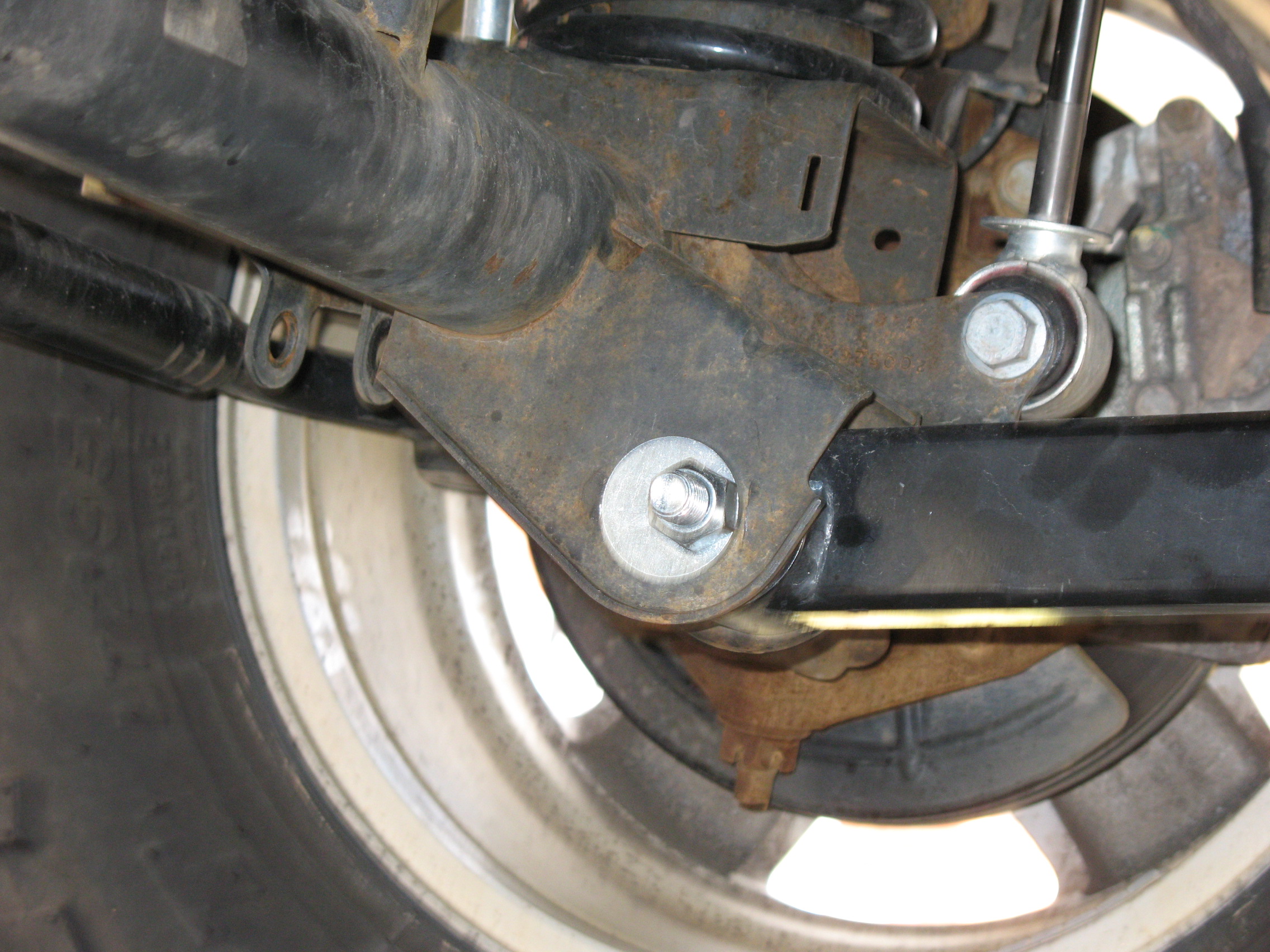 Installing BDS Caster Adjusting Bolts