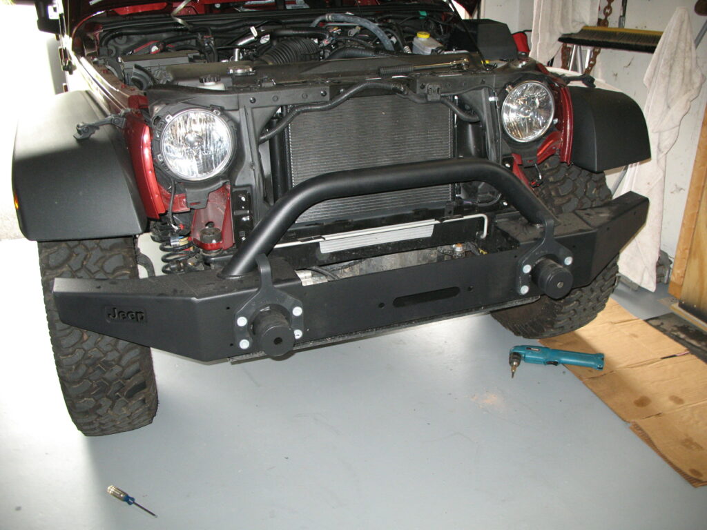 Mopar Jeep Wrangler JK Bumper Installation 