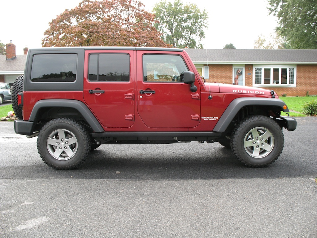 Teraflex Jeep Wrangler JK Leveling Kit Details Measurements 