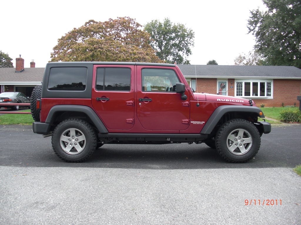 Teraflex Jeep Wrangler JK Leveling Kit Details Measurements 