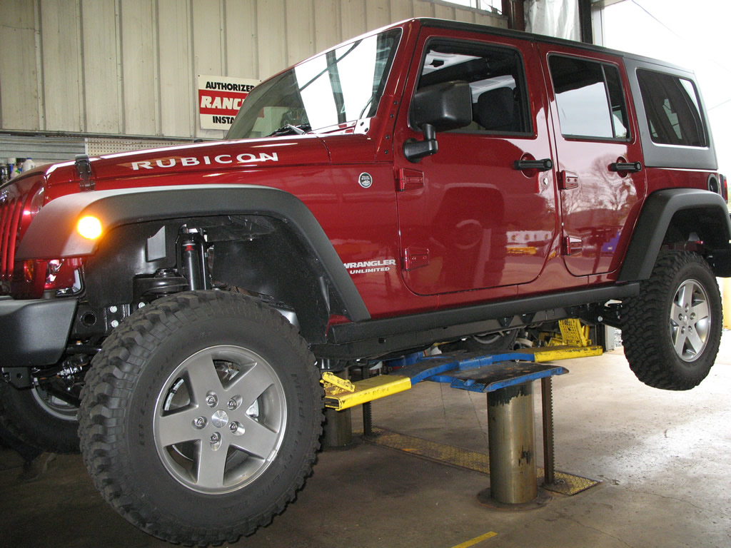 Goodyear Wrangler Duratrac 285/75R17 Tires Installed Wrangler 