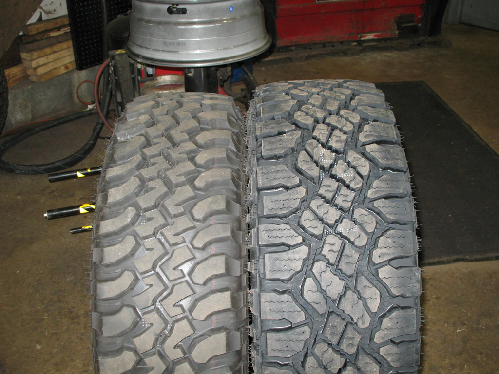 Goodyear Wrangler Duratrac 285/75R17 Tires Installed Wrangler 