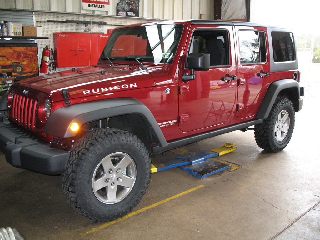 Goodyear Wrangler Duratrac 285/75R17 Tires Installed Wrangler 