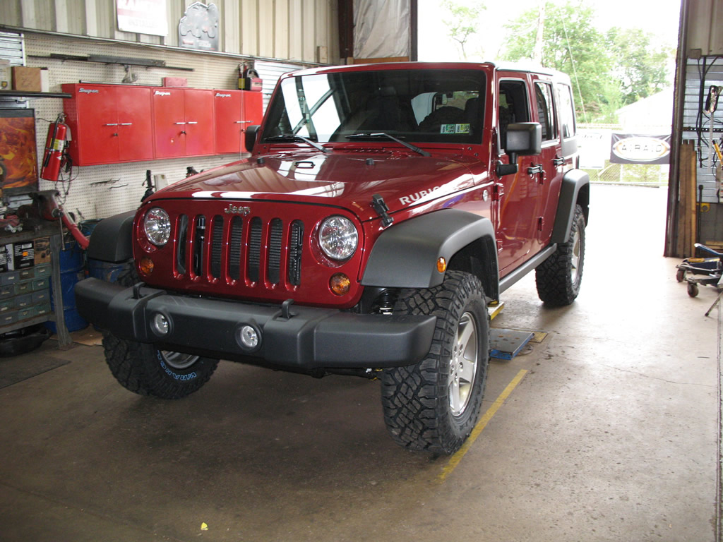 Goodyear Wrangler Duratrac 285/75R17 Tires Installed Wrangler 