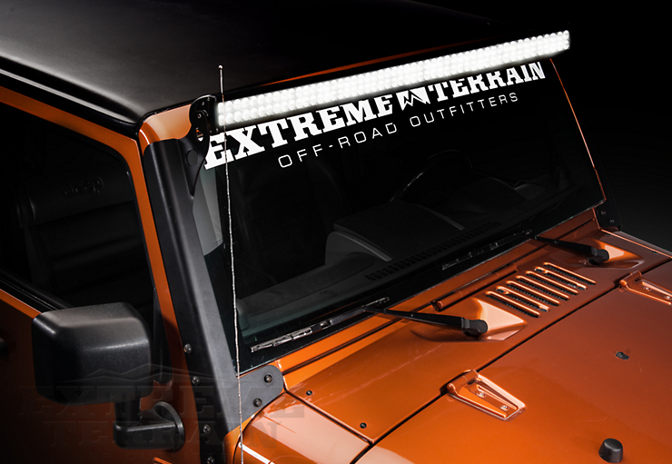 Wrangler JK Light Bar Installation Raxiom 50