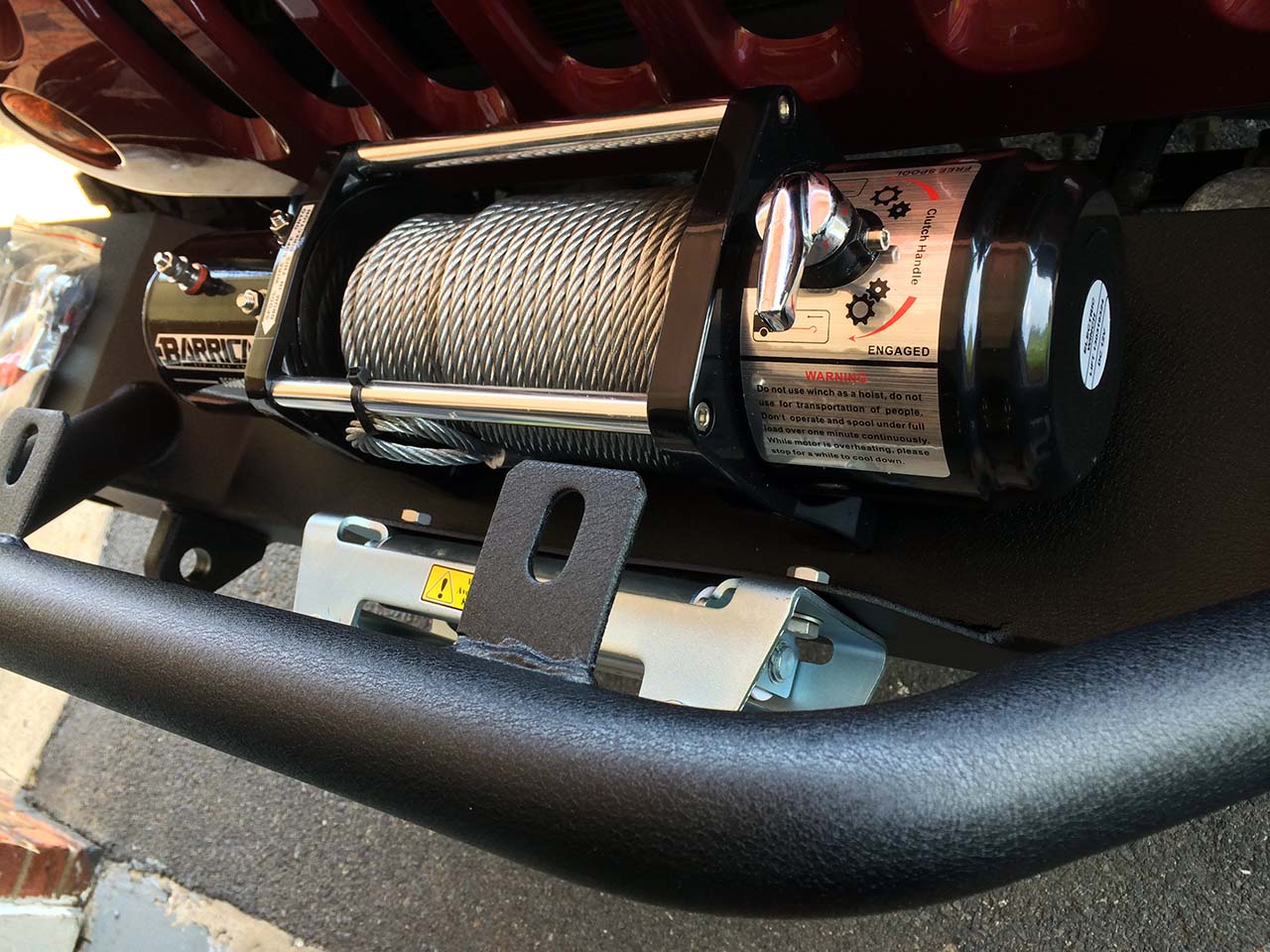 Barricade 9500lb Winch Install Jeep Wrangler JK | jeepfan.com