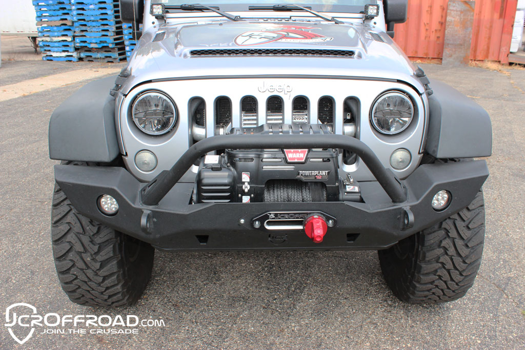 JCR Off Road Vanguard Full Width Front Winch Bumper