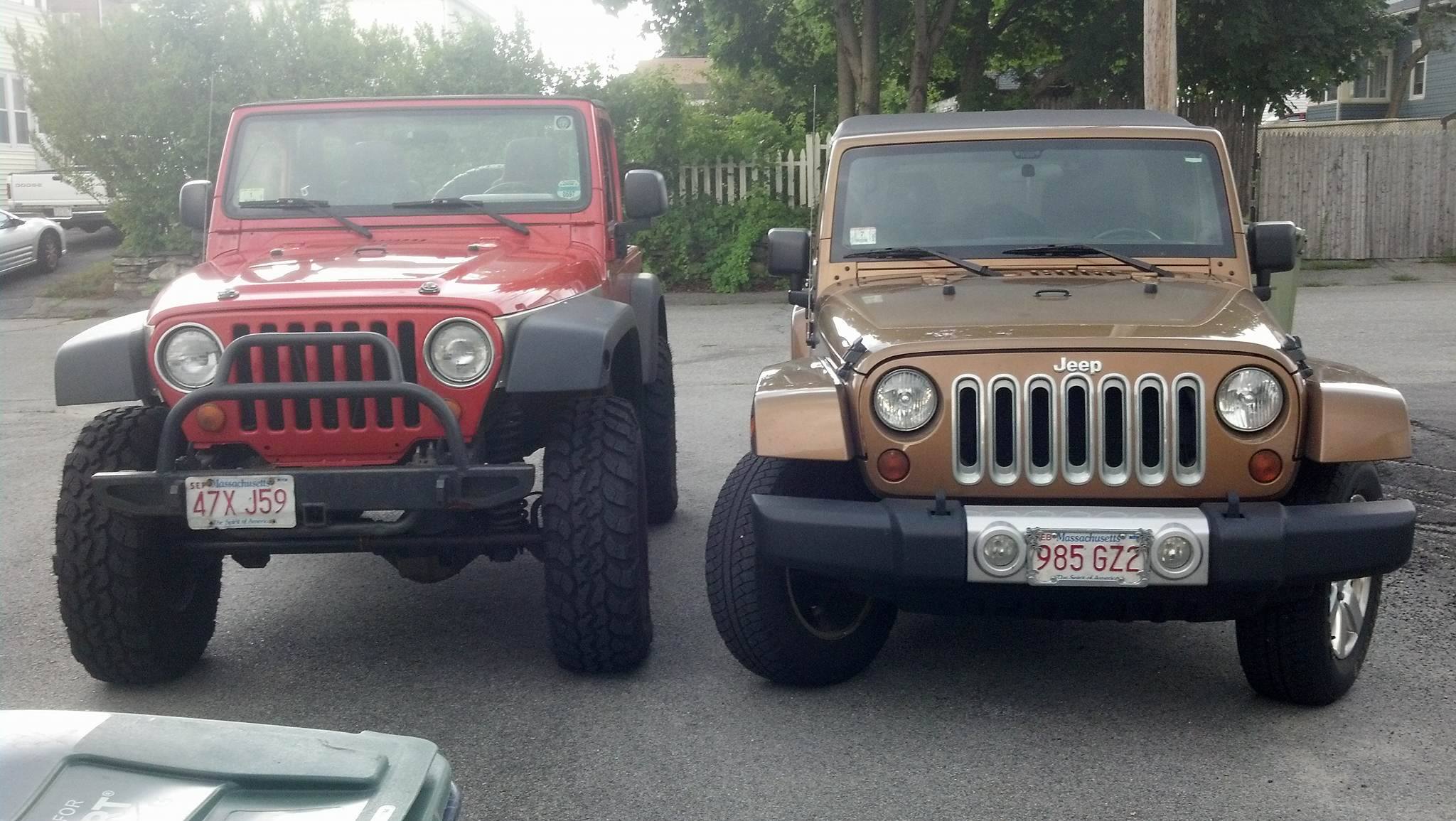 TJ vs JK Jeep Wrangler Differences