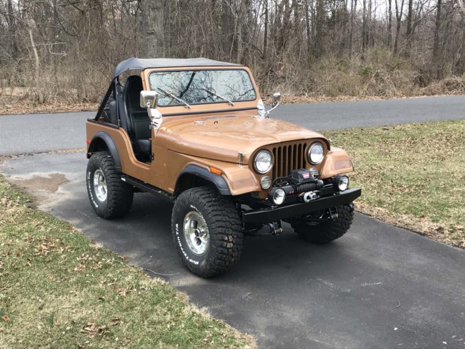 Jeep CJ Winch Swap Warn VR10-S to VR8-S | jeepfan.com