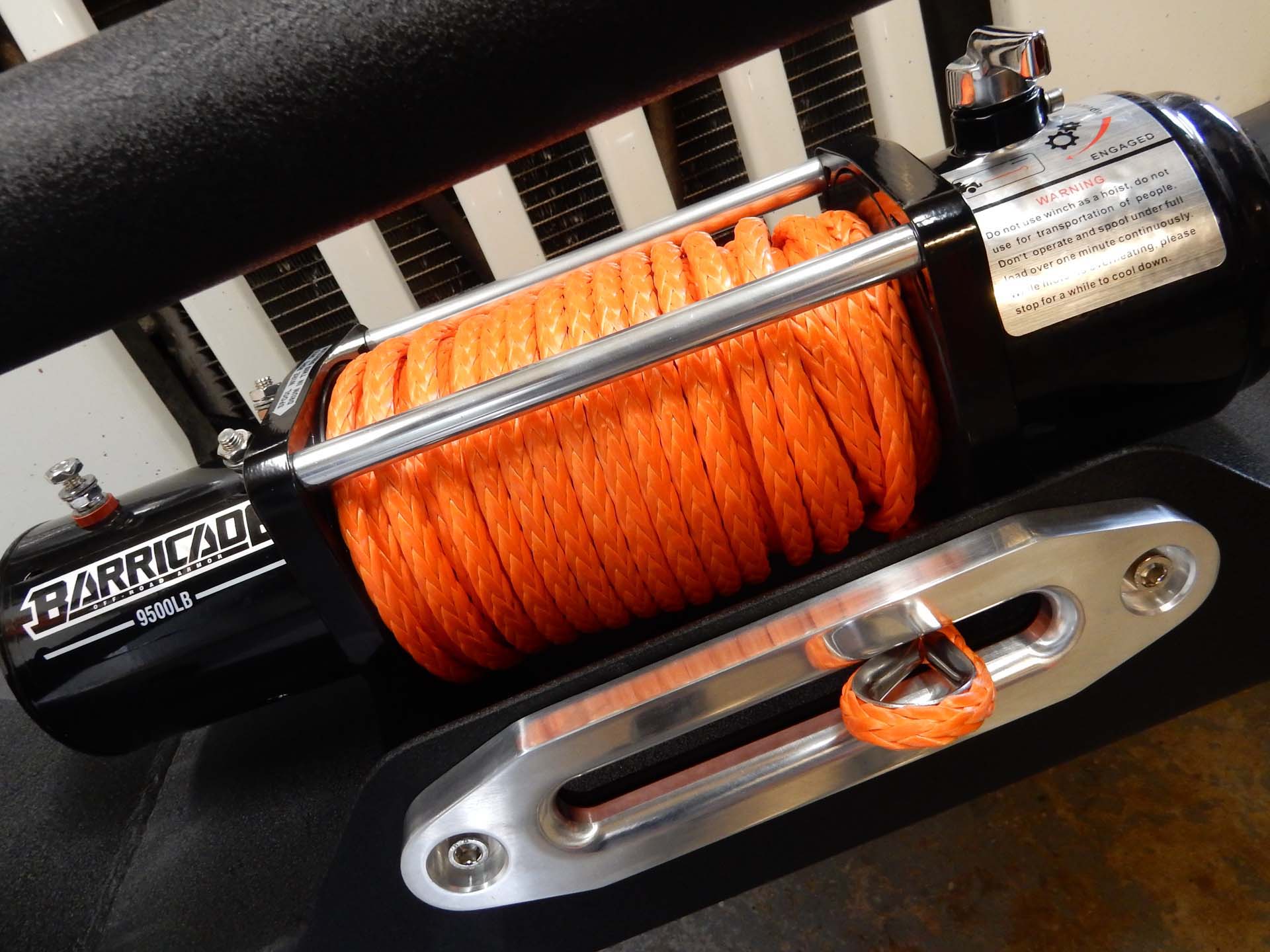 Barricade 9500 Winch Install