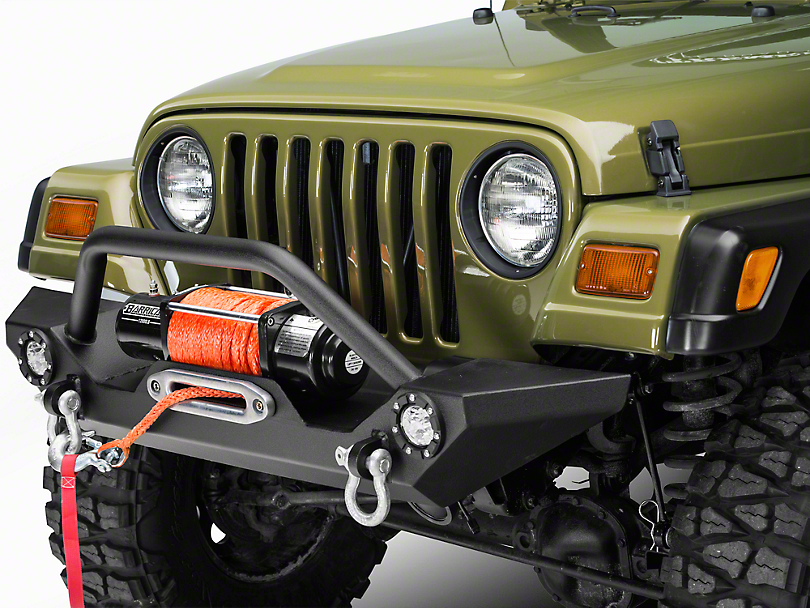 Wrangler TJ Barricade Front Bumper Install 