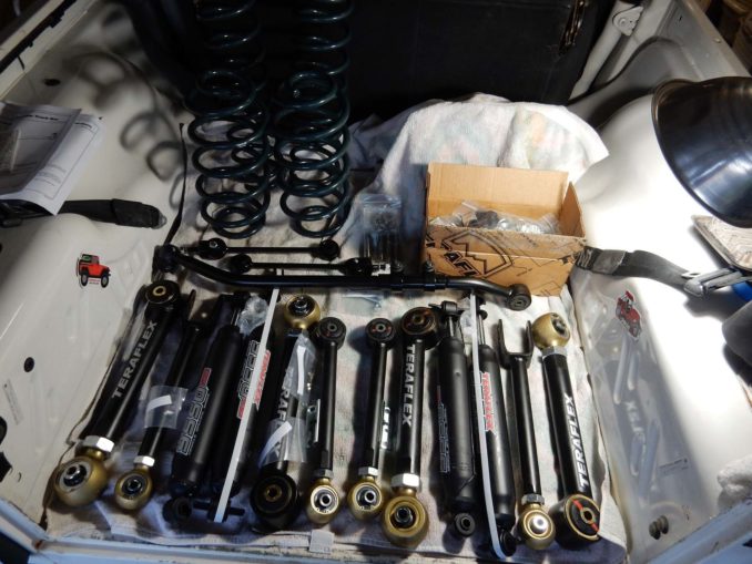 Caster Adjusting Bolts Install JK Jeep Wrangler BDS